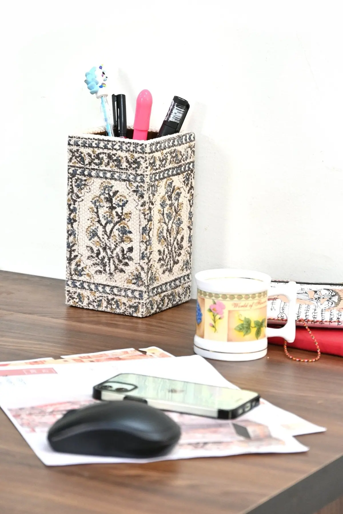Cyprus - Cotton Printed  Holder For  Home & Office 1