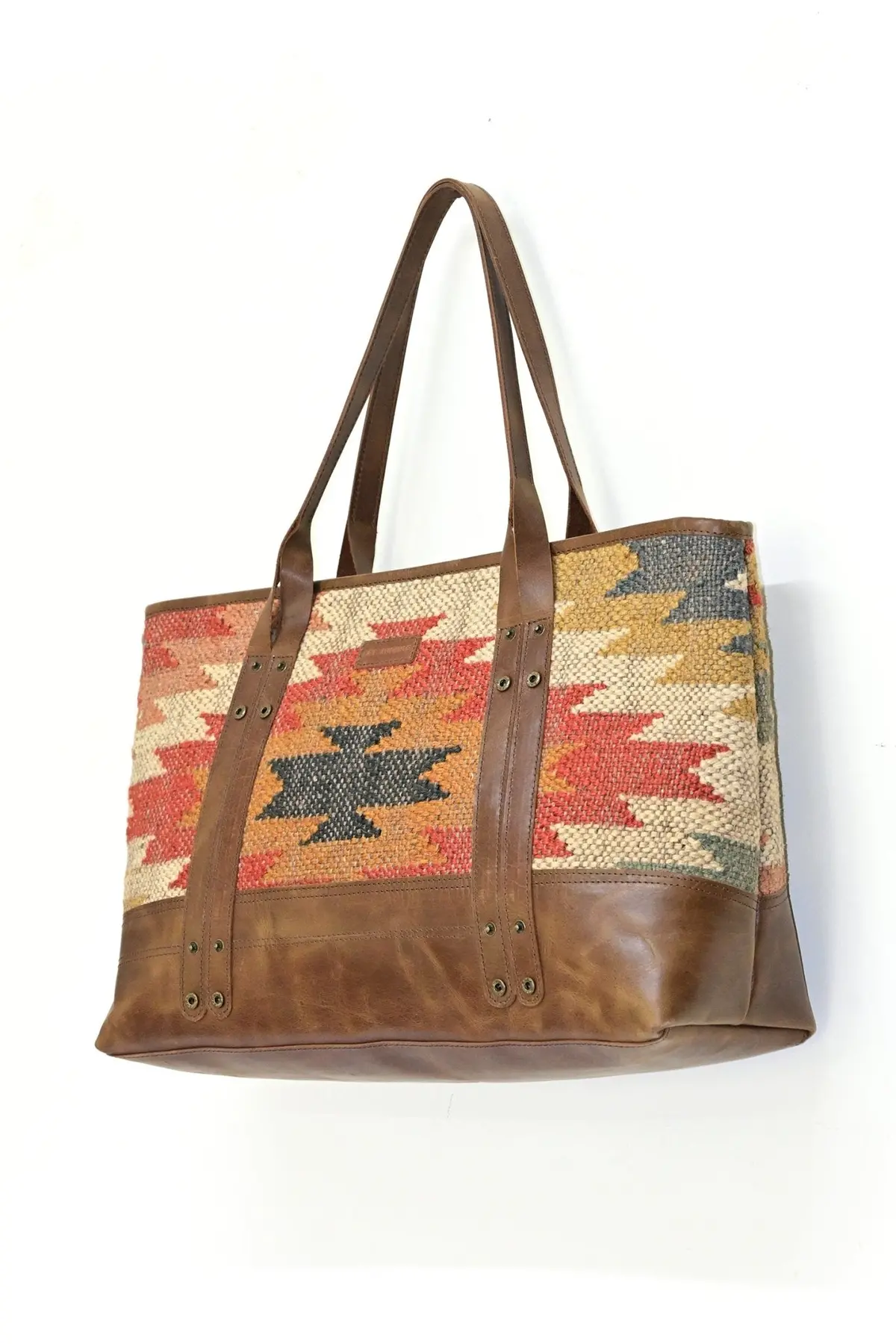 Alpine - Kilim And Leather Bag 2