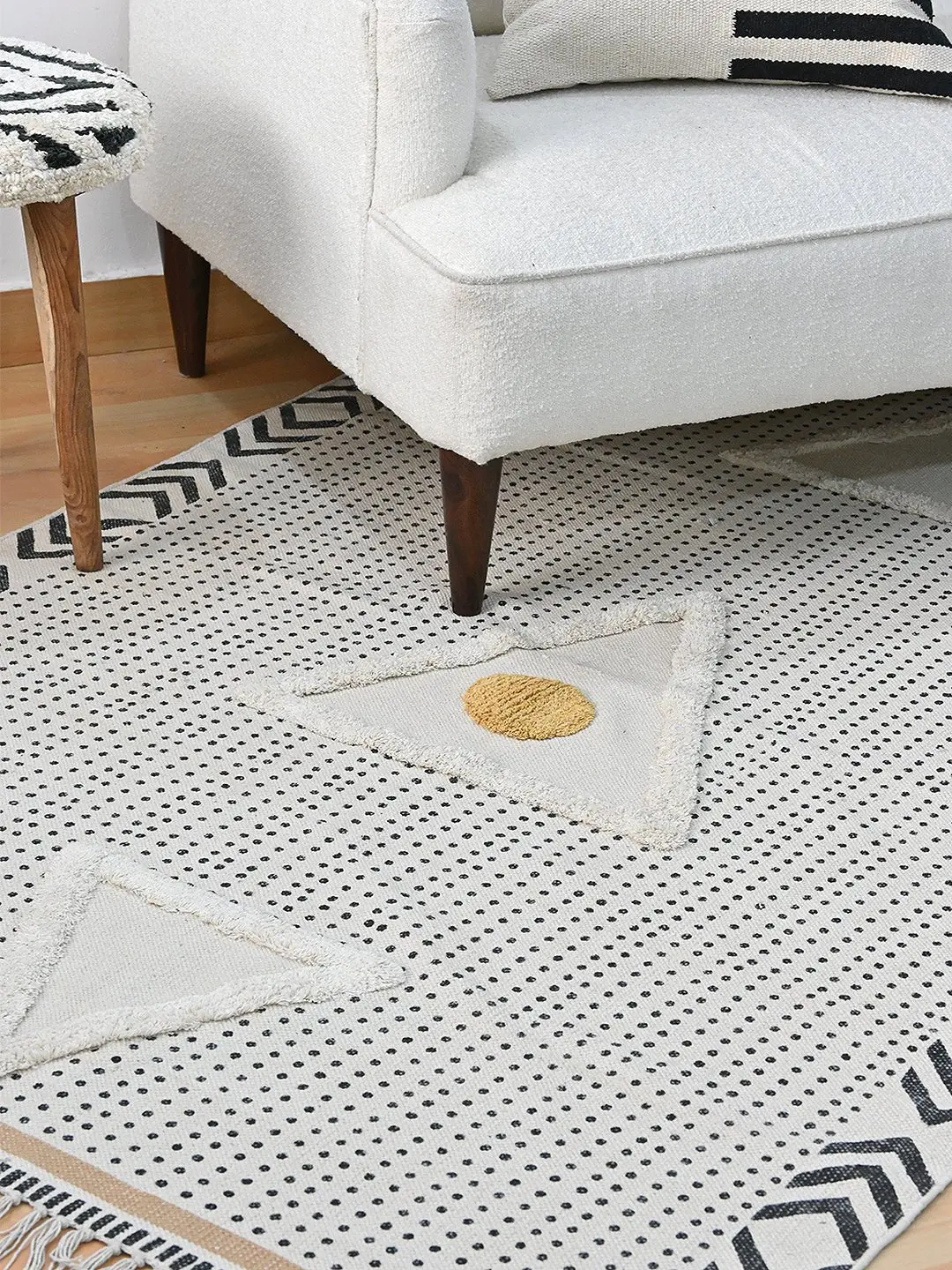 Adeola - Block Printed Rug 2