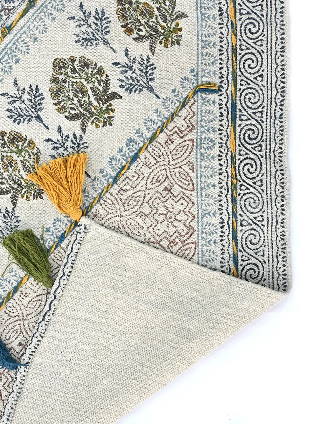 Jendueki - Block Printed Rug 3