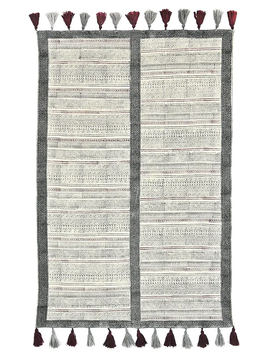 Sacred - Block Printed Rug 1
