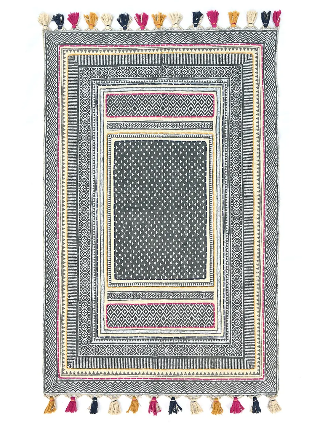 Avril - Block Print Rug 1