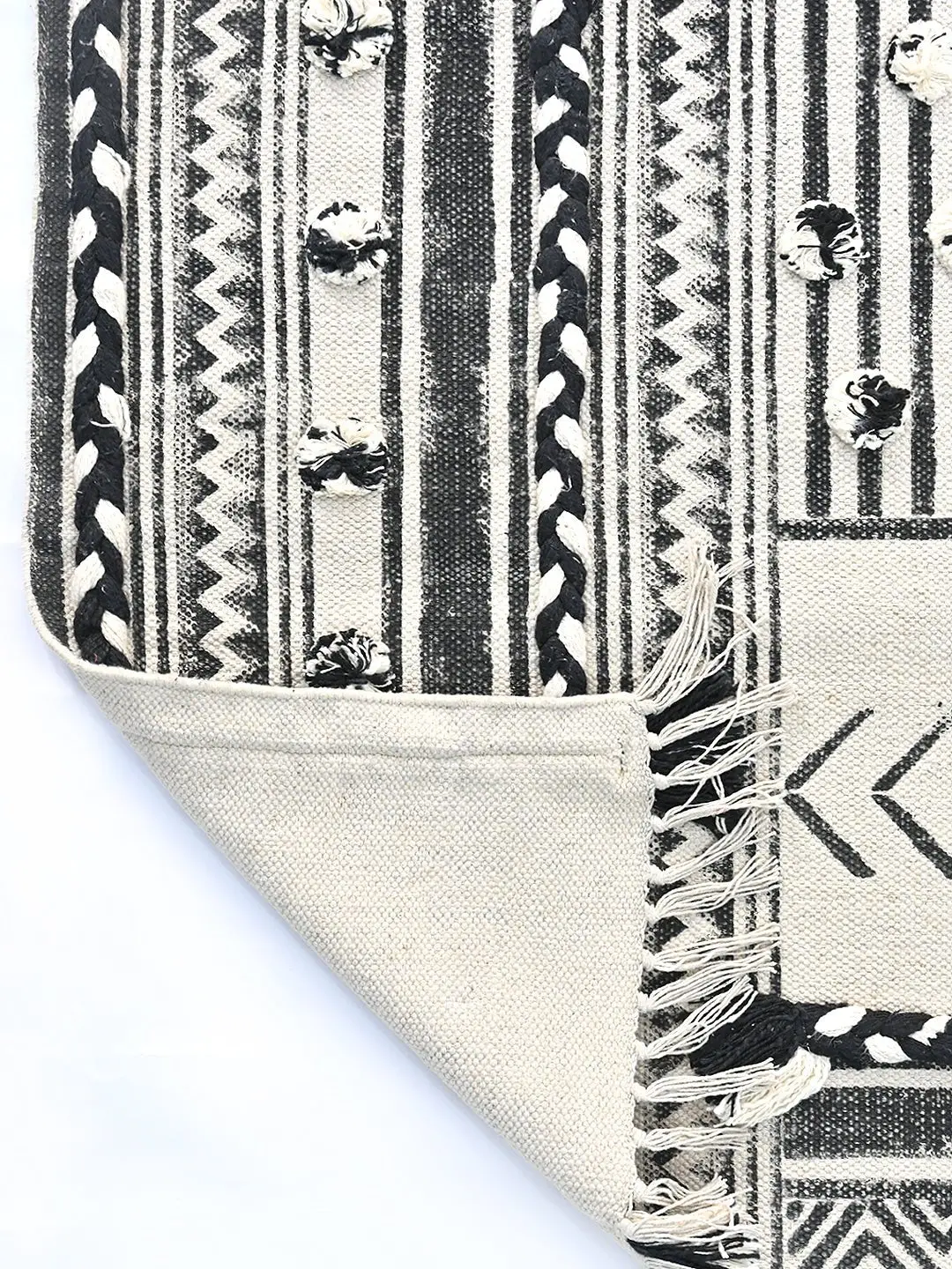 Iris - Block Printed Rug 6