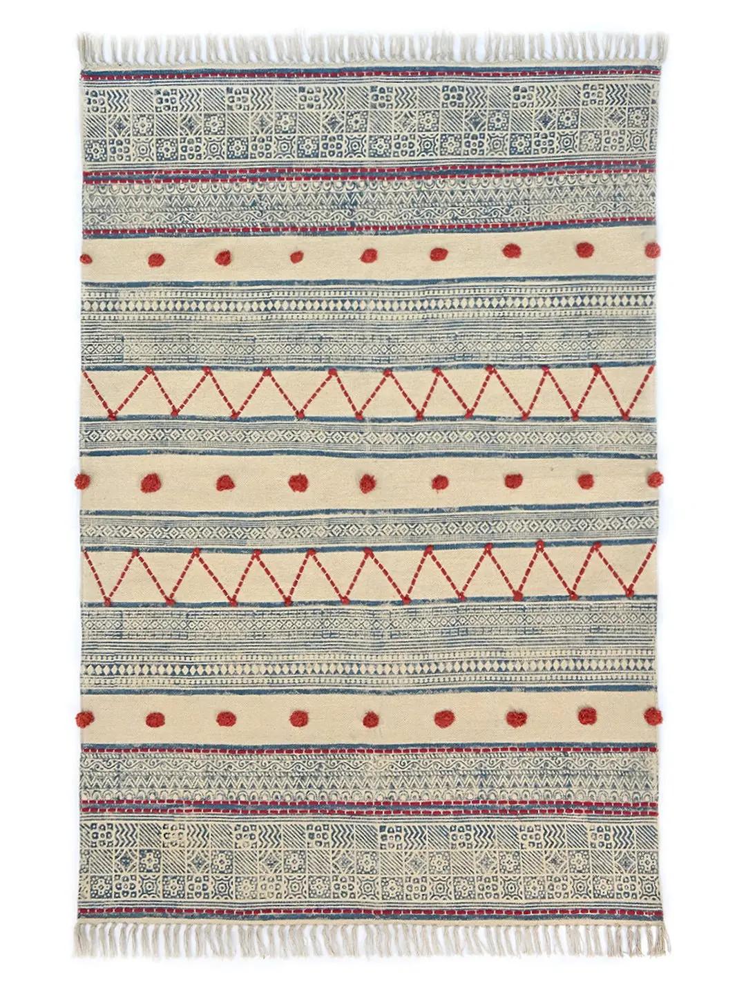 Title Block Printed Rug 1