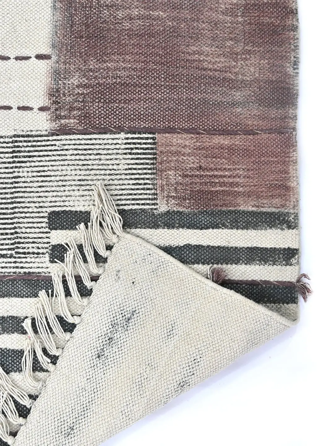 Kherwa - Block Printed Rug 3