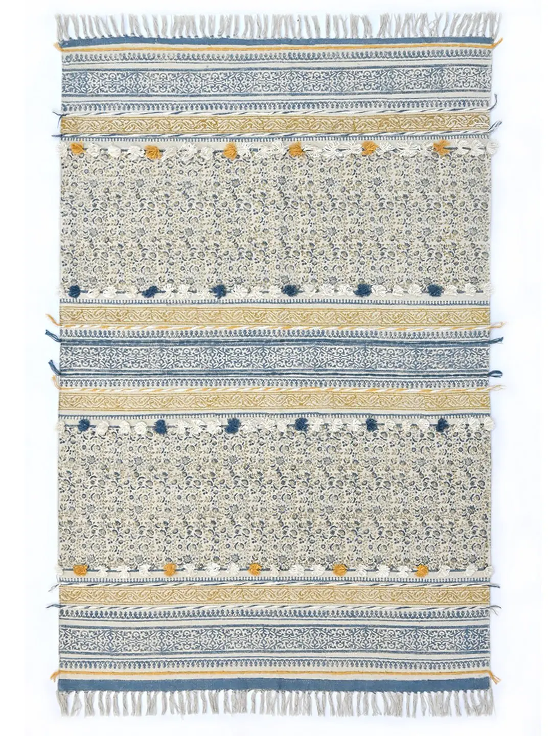 Cahier - Block Printed Rug 1