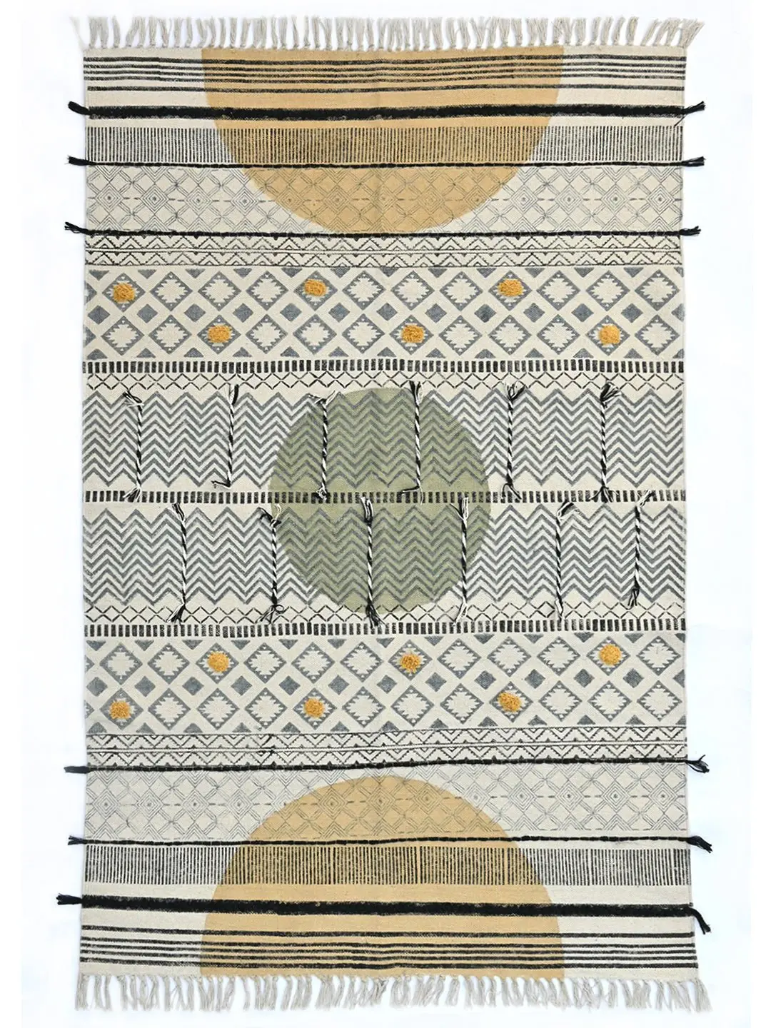 Dignity - Block Printed Rug 1