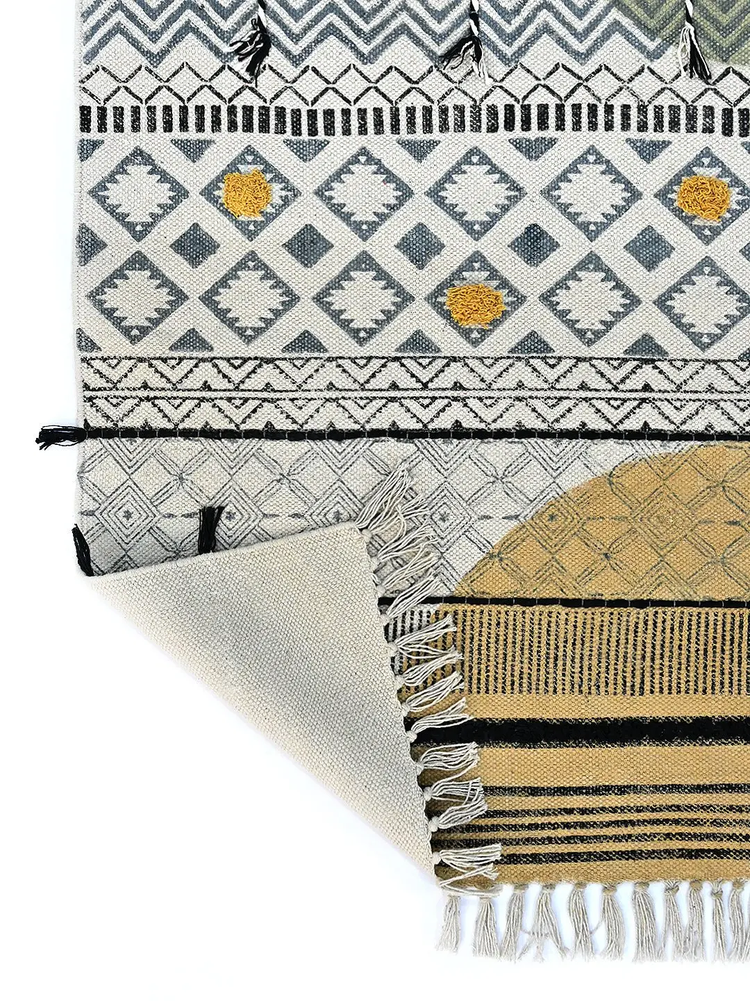 Dignity - Block Printed Rug 2