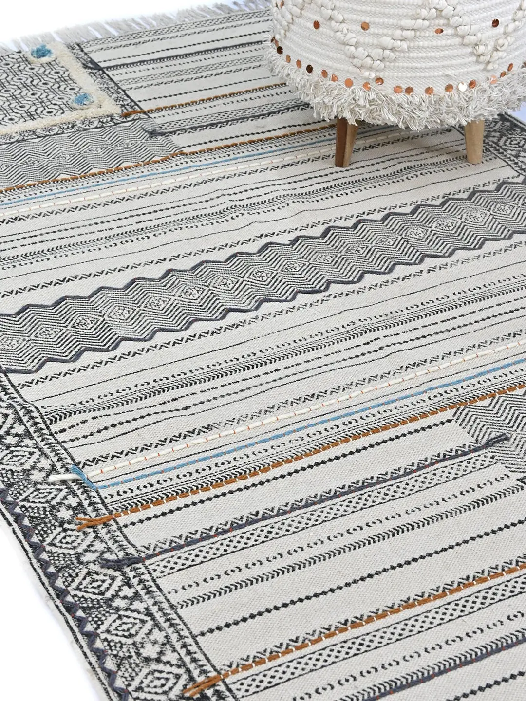 Ehico - Block Printed Rug 2