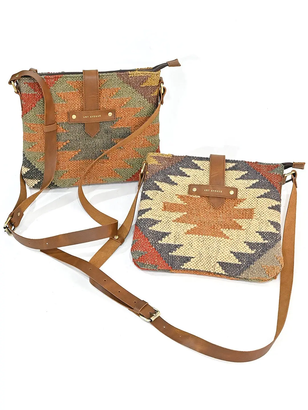 Comfrey - Kilim & Leather Bag 1