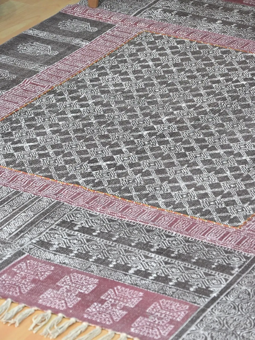 Ethan-Block Printed Rug 2