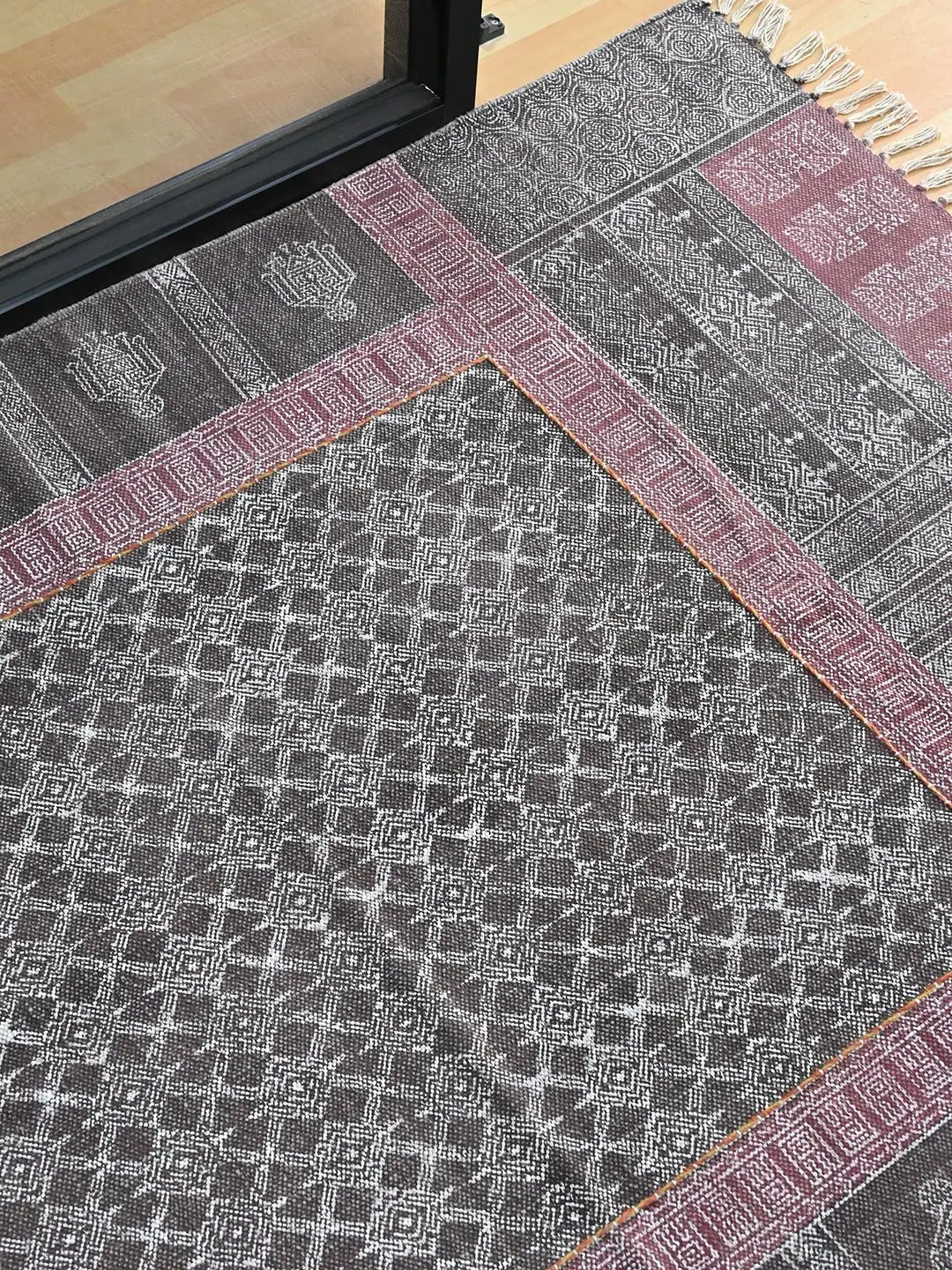 Ethan-Block Printed Rug 3