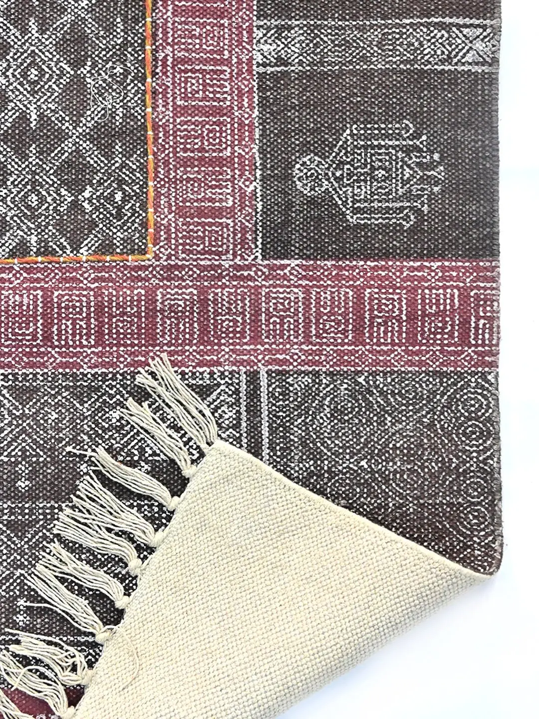 Ethan-Block Printed Rug 4