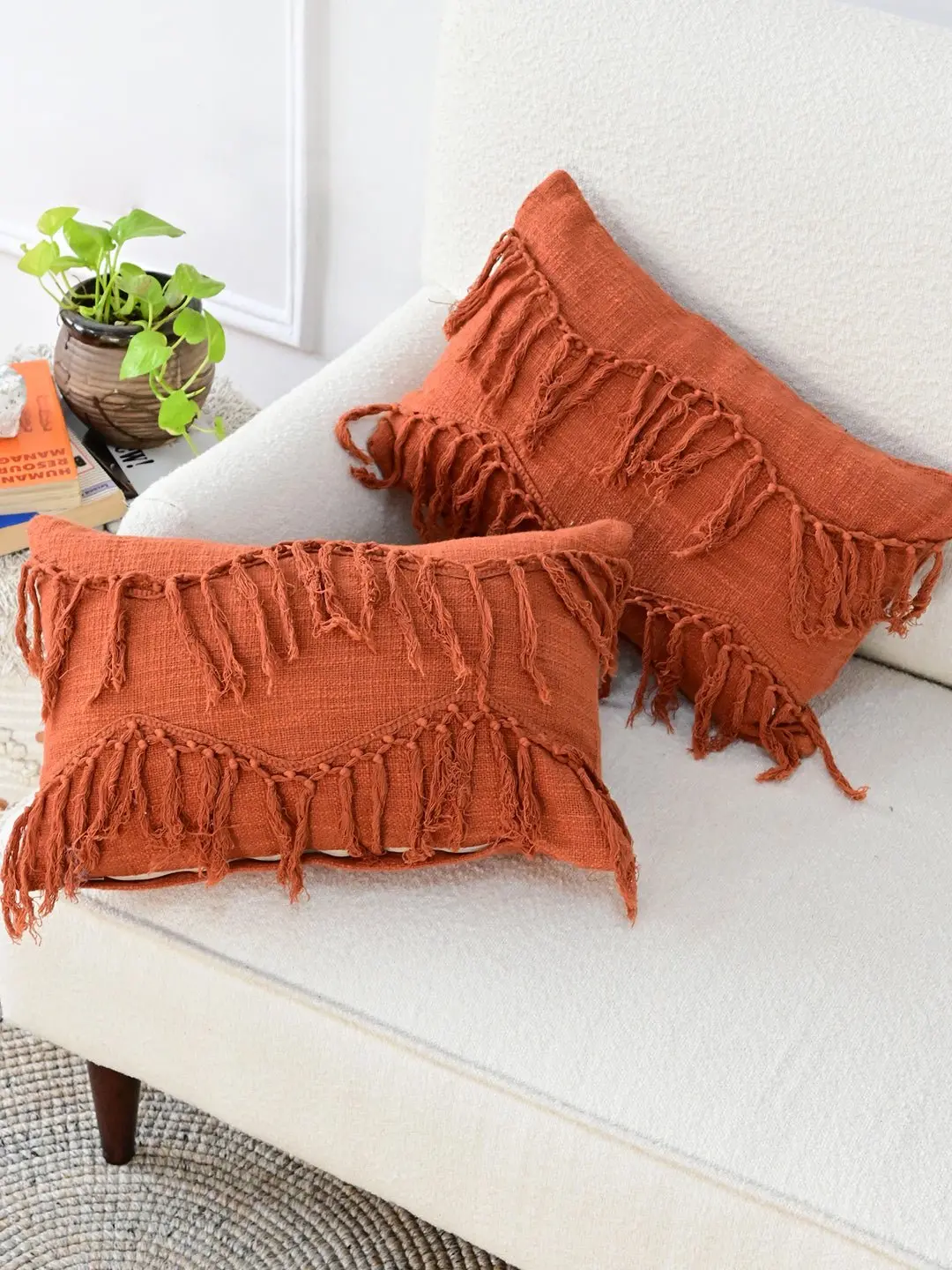 Bisque-Lumbar Cushion Cover 1