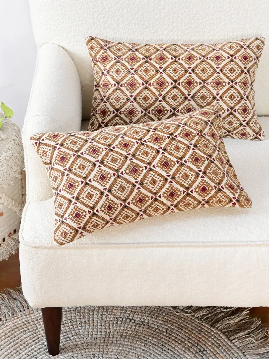 Gladioli -Lumbar Cushion Cover 1