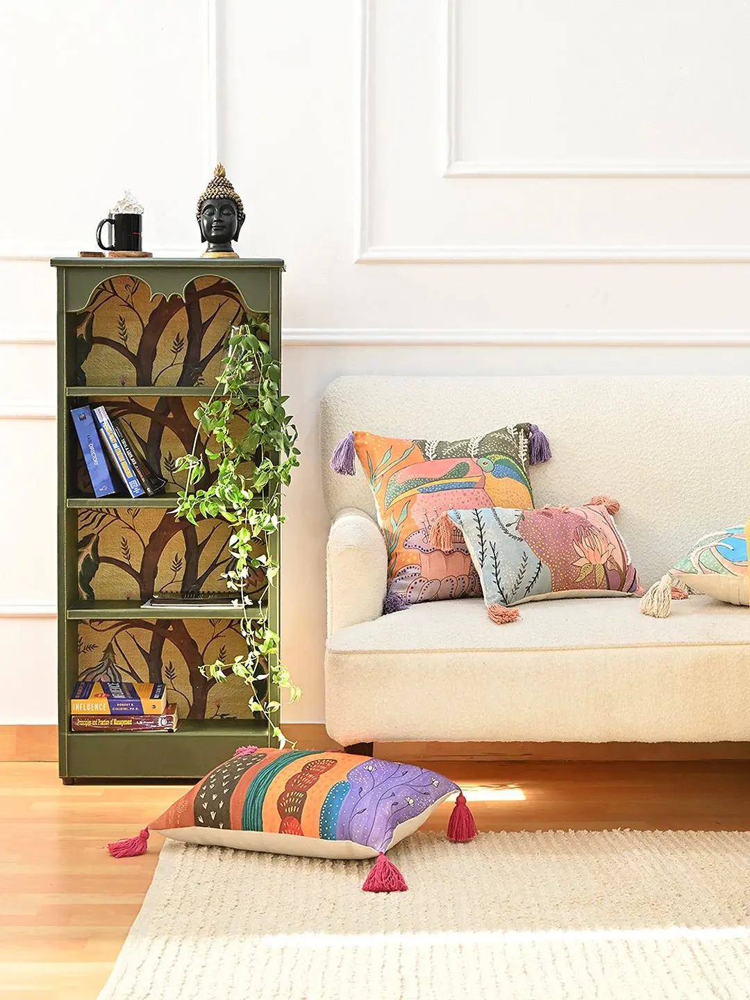 Spirea - Leather Storage Shelf 1