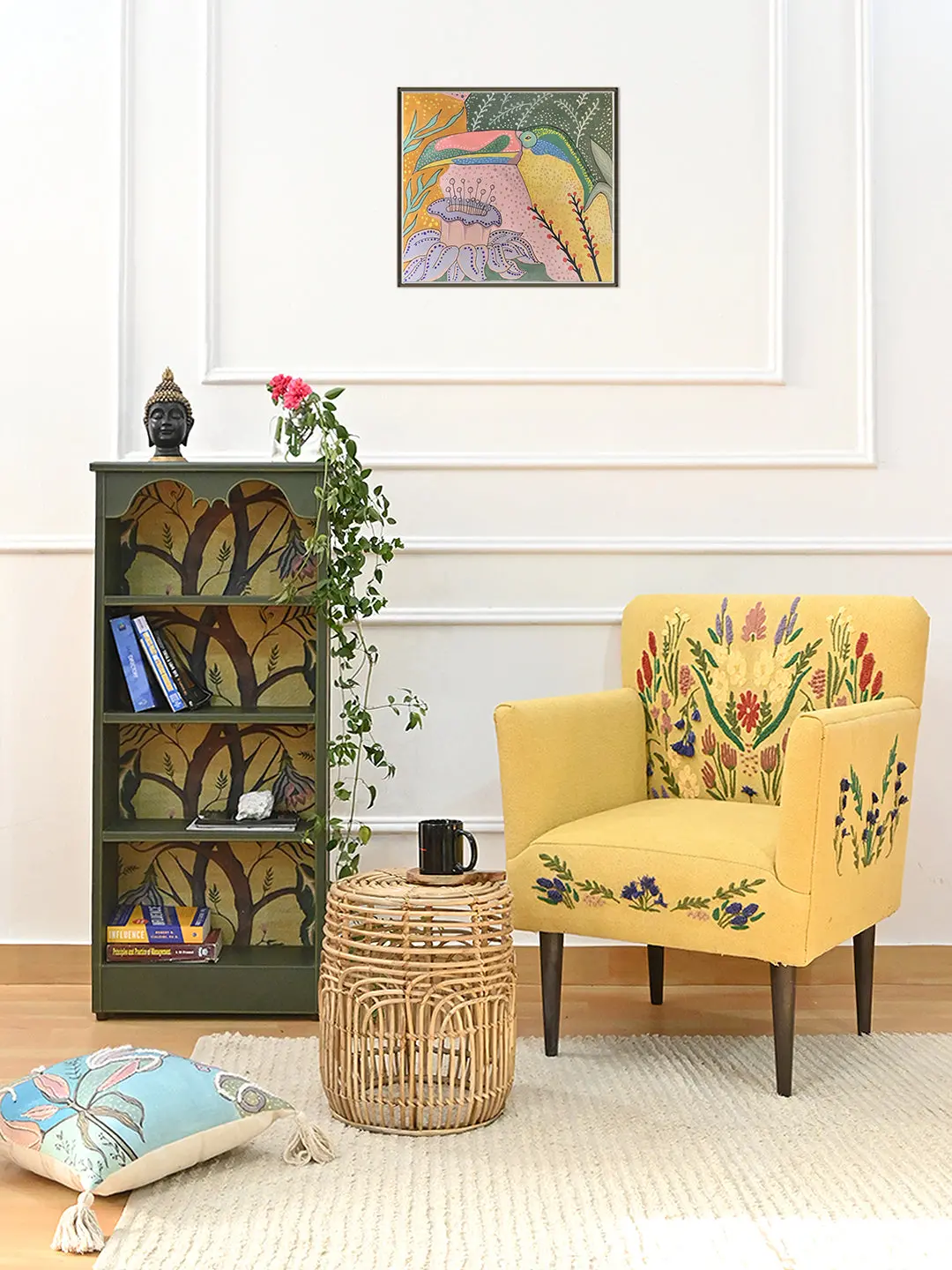 Anther -Hand Embroidered Arm Chair 1