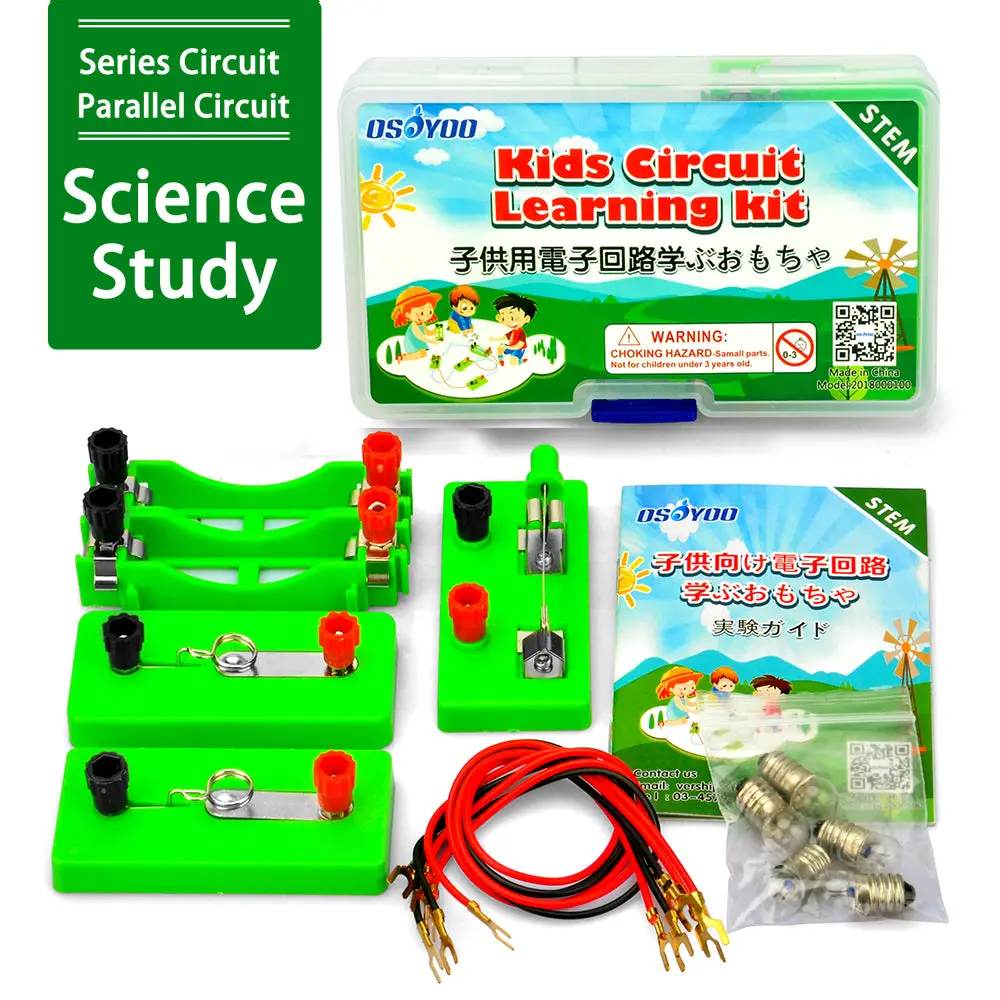 Osoyoo Kids Electricity Circuit Learning Kit For Science Study Stem Physics Lab Set For Students 1