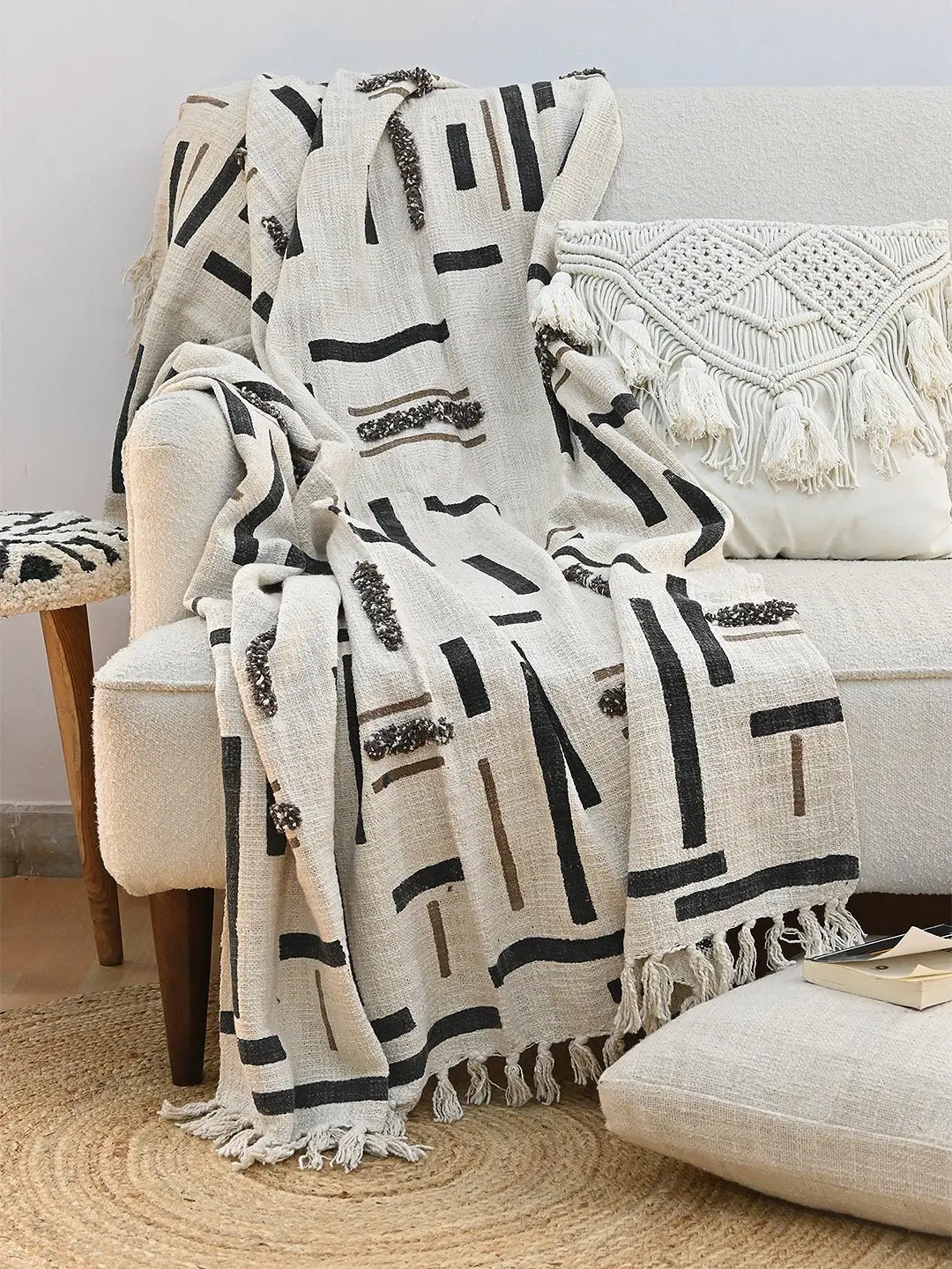 Iriana - Block Printed Throw 2