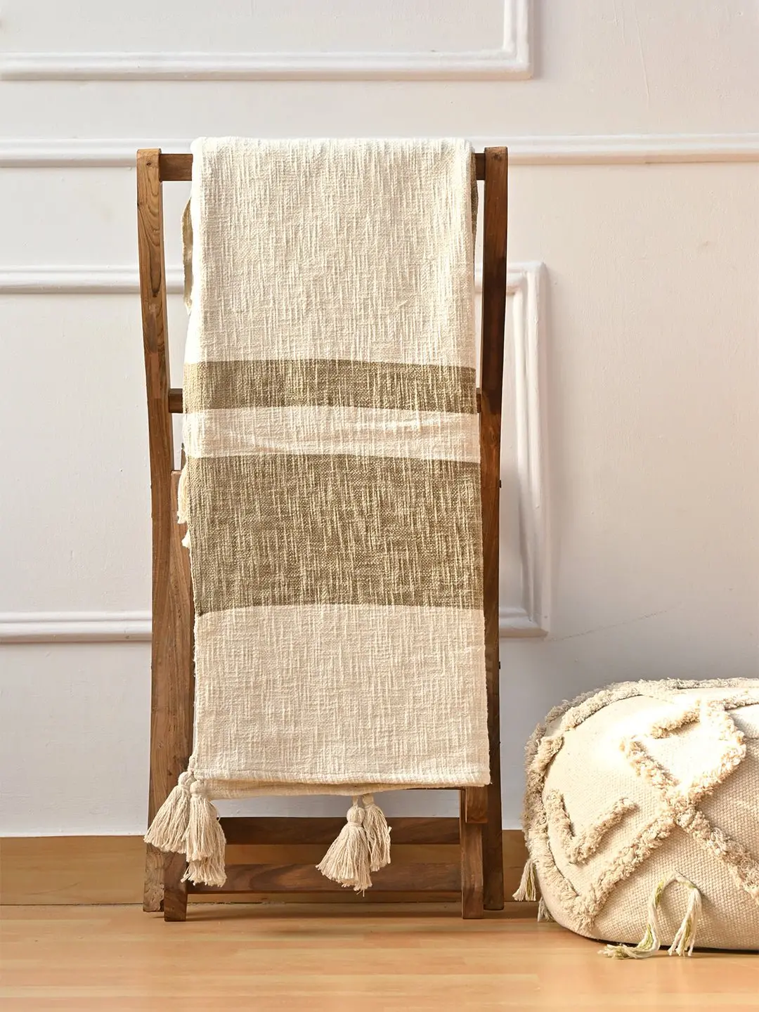 Acute - Block Printed Throw 2