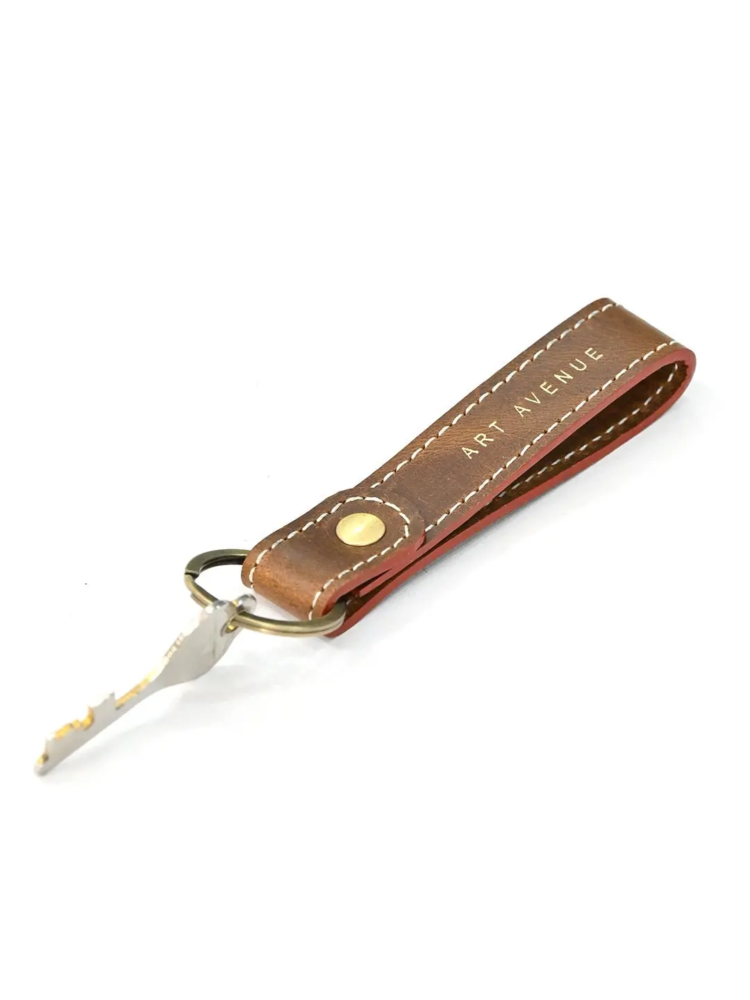 Stylish Leather Keychain 2 4
