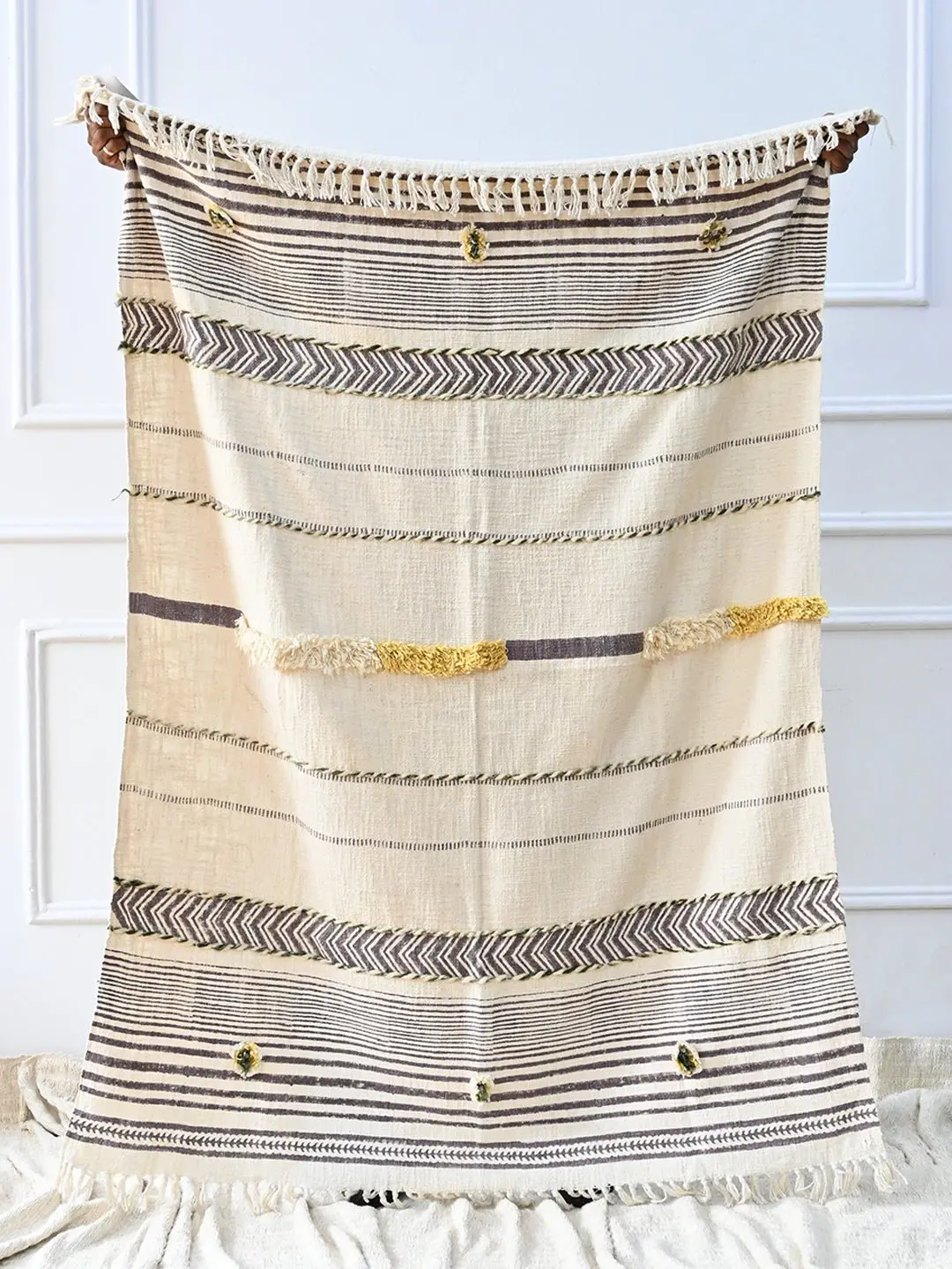 Ksenia - Block Printed Throw 1