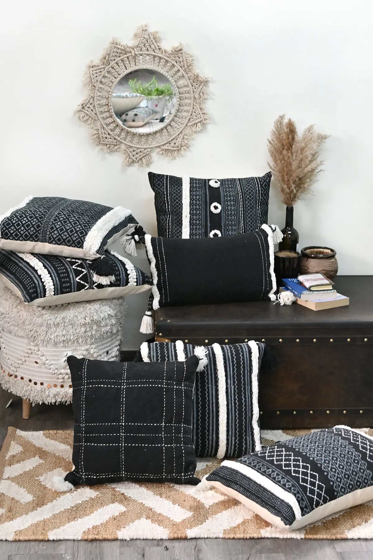 Ebbric - Square Cushion Cover 3