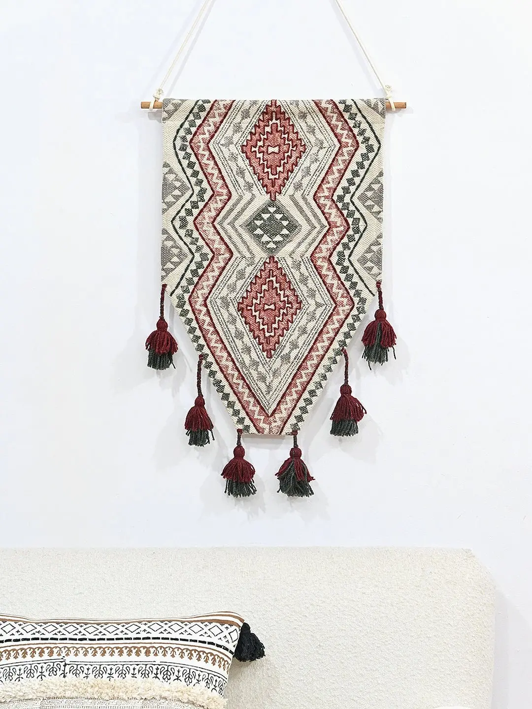 Azilal - Cotton Block Printed Wall Hanging 1