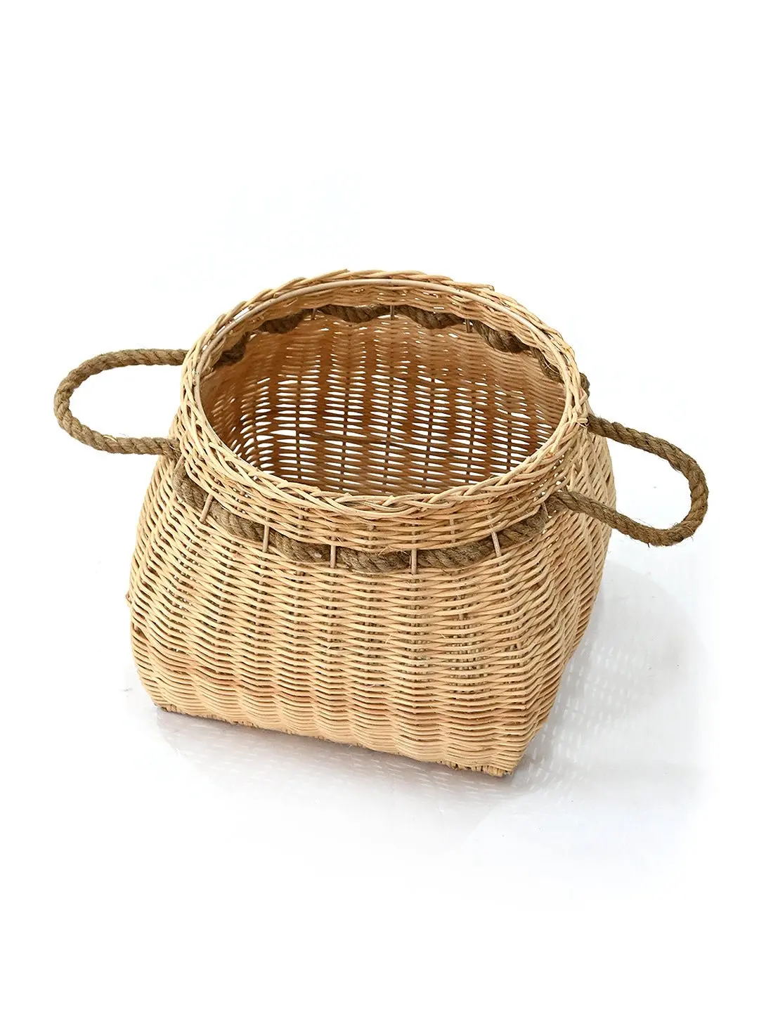 Brisbane - Multipurpose Caning & Jute Rope Basket 1