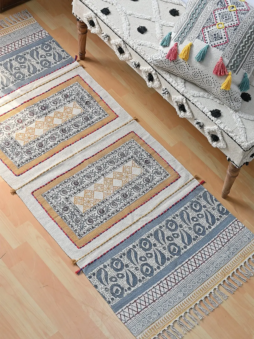 Freetown - Block Printed Floor Runner 1
