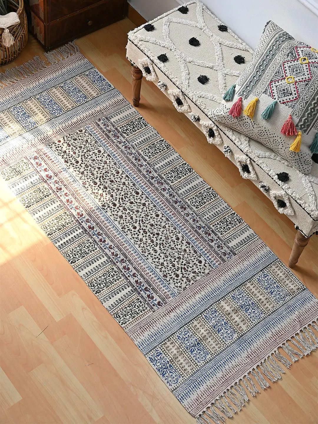 Banjul - Block Printed Floor Runner 1