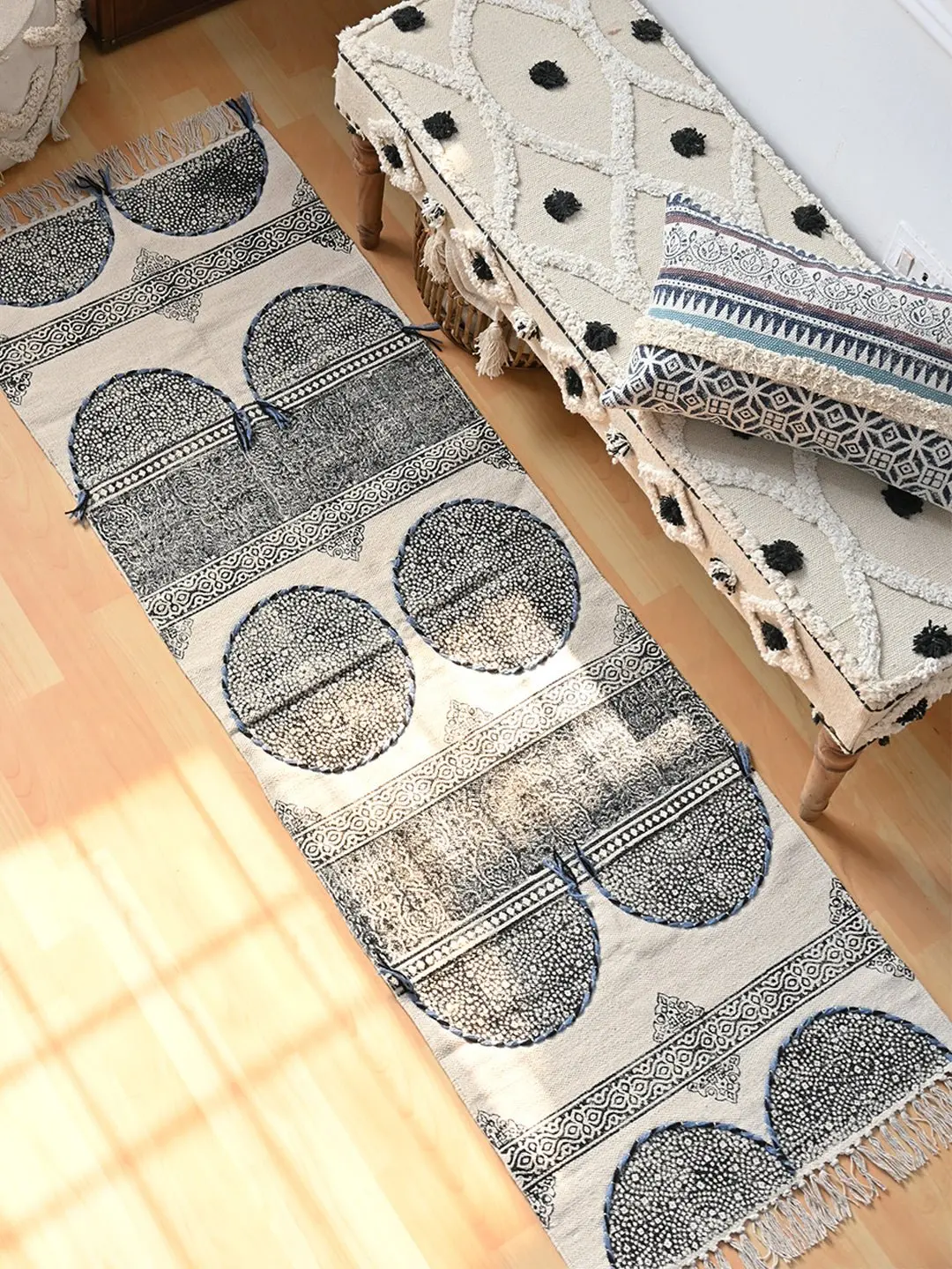 Gitega - Block Printed Floor Runner 1