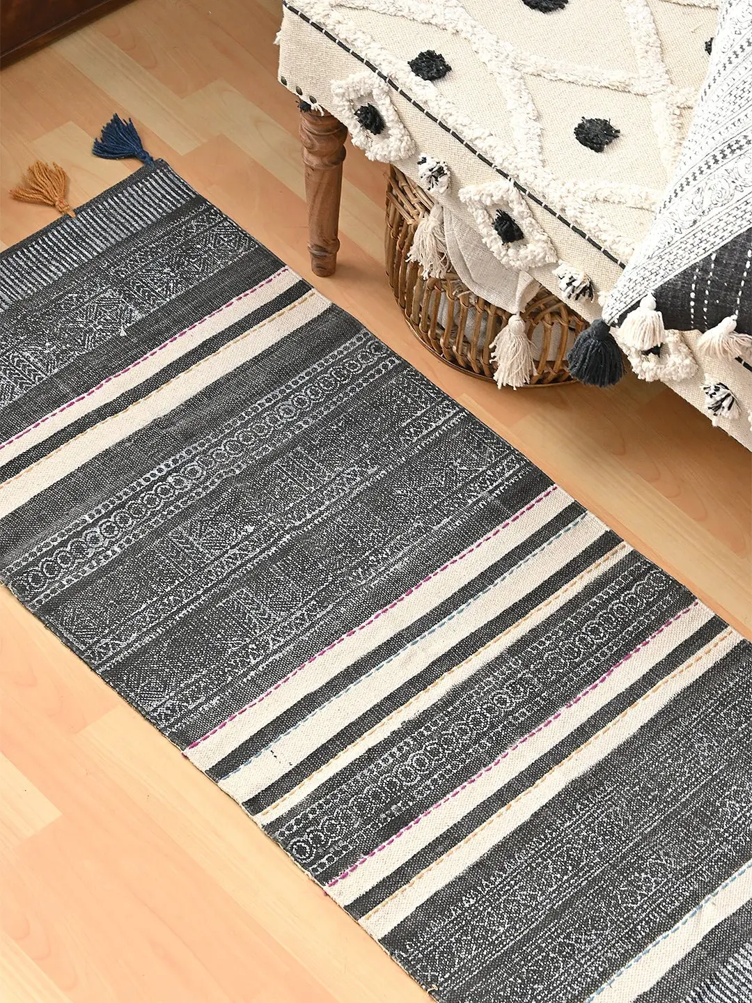 Camilo-Block Printed Floor Runner 1