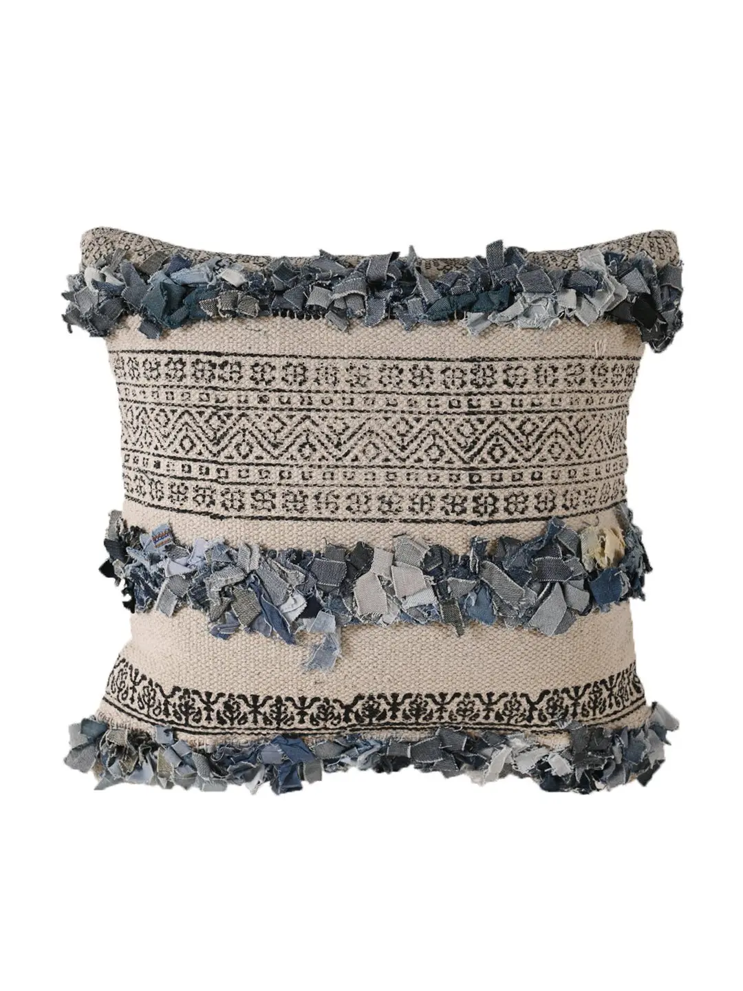 Vidar - Cotton Printed Square Cushion Cover 1