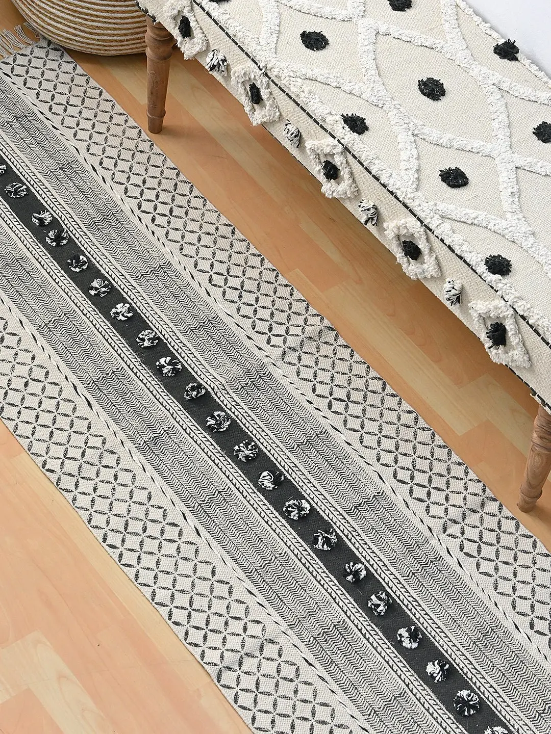 Allison- Block Printed Floor Runner 1