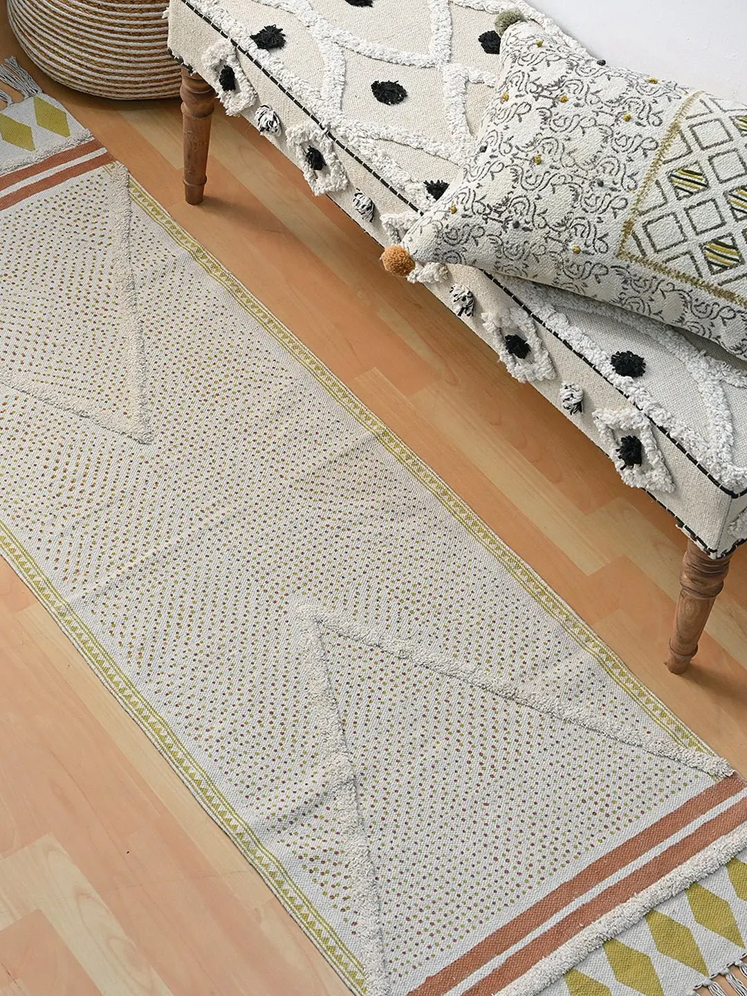 Sarah - Block Printed Floor Runner 1