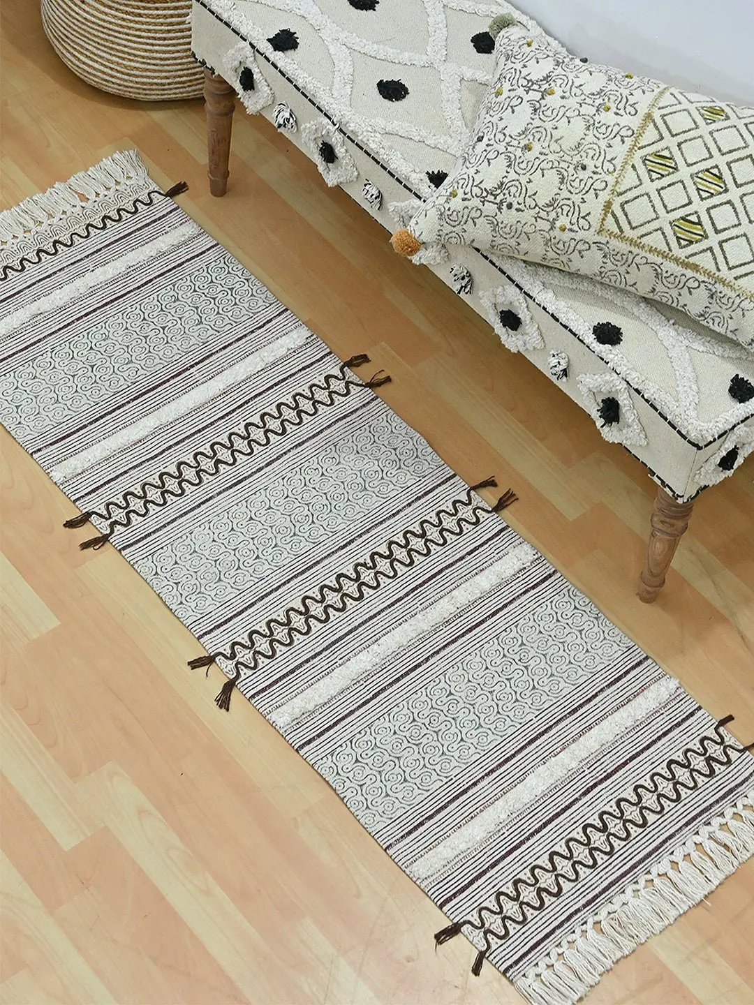 Jeffrey - Block Printed Floor Runner 1