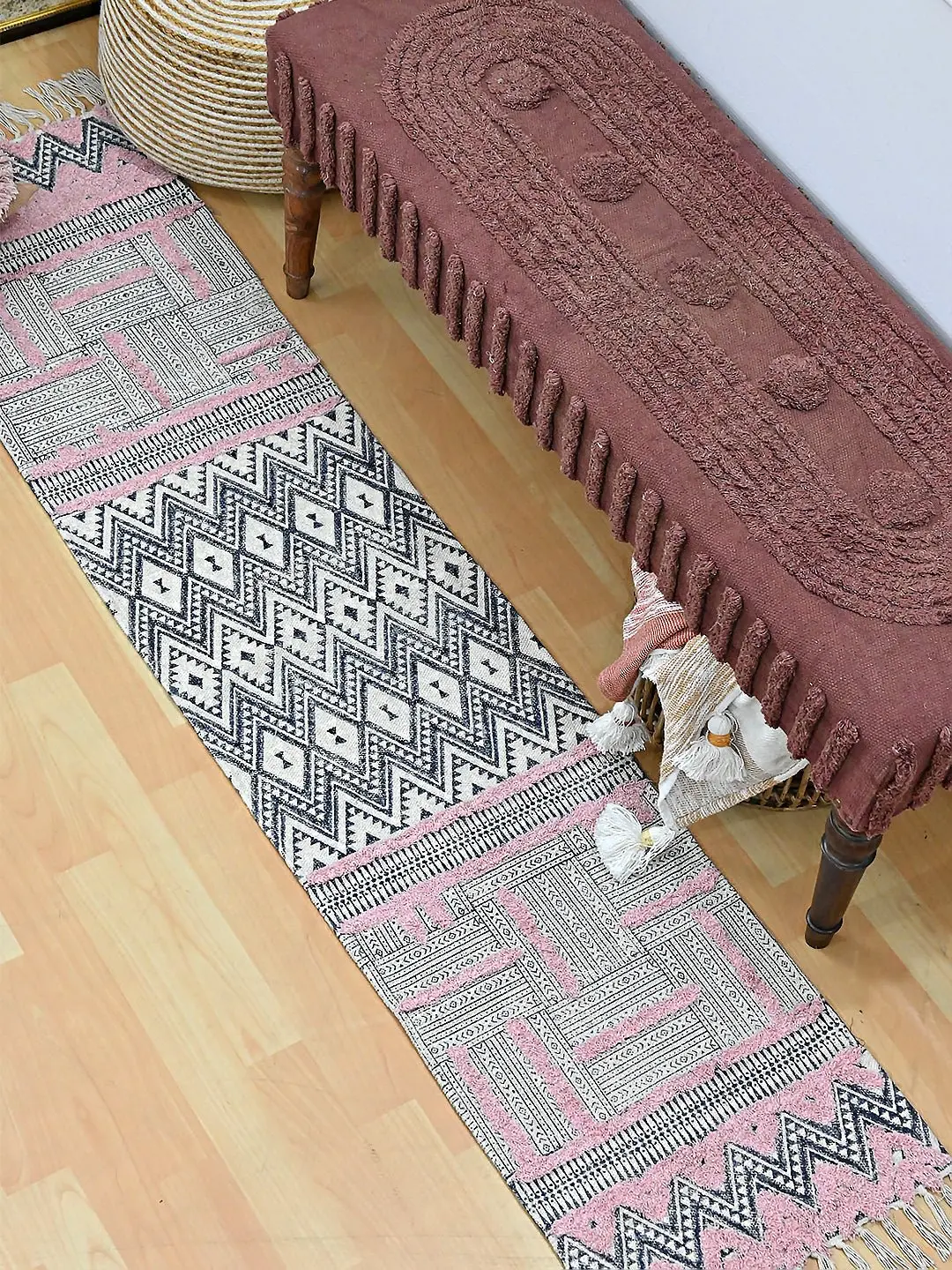 Louis - Block Printed Floor Runner 1