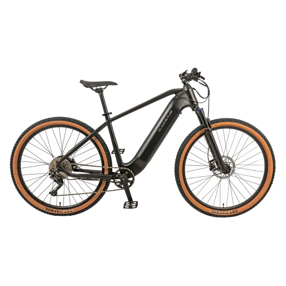 Claud Butler Wrath 2.0 Cues Electric Mountain Bike, Large Stealth Black 1