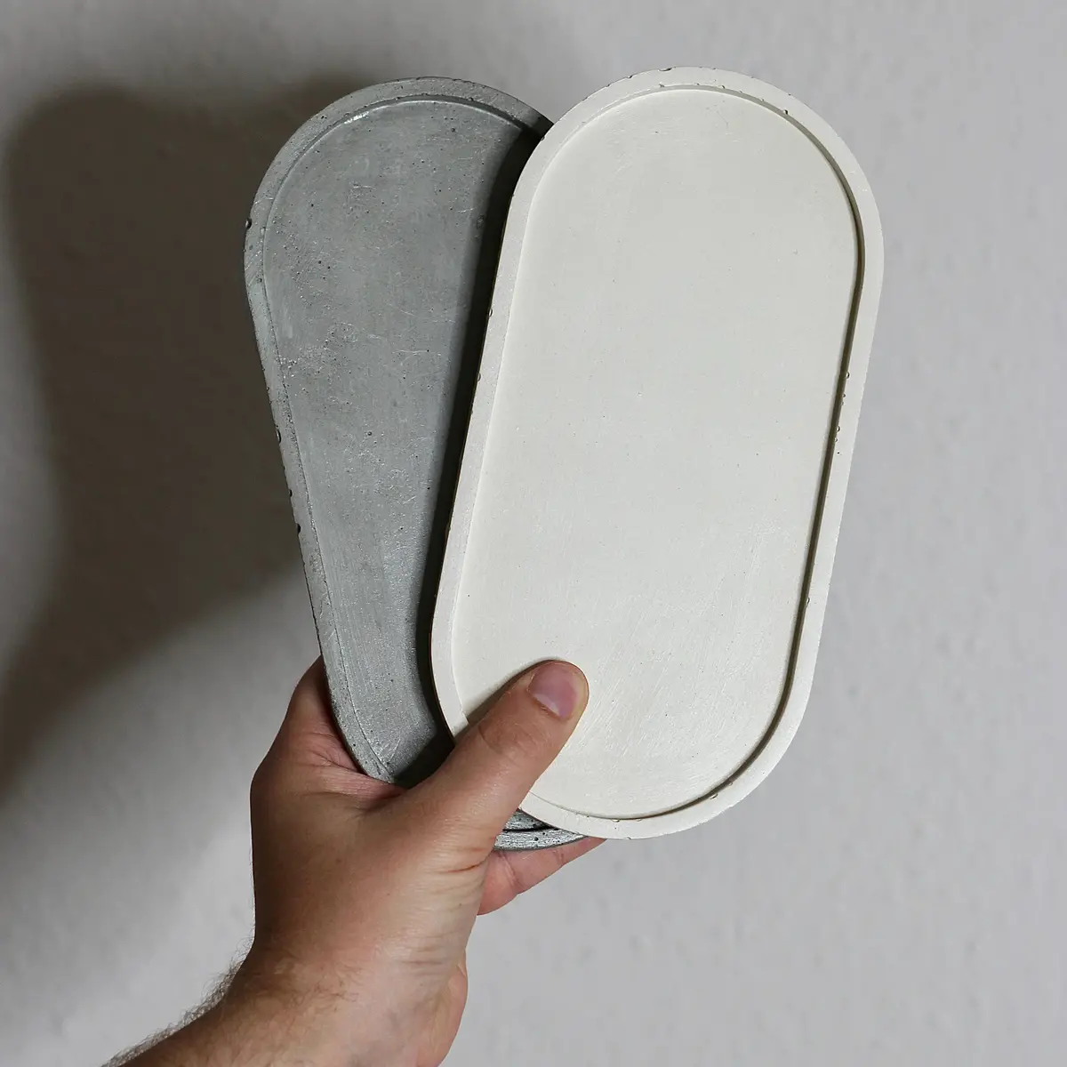 Beton Untersetzer  „Oval L“ 1