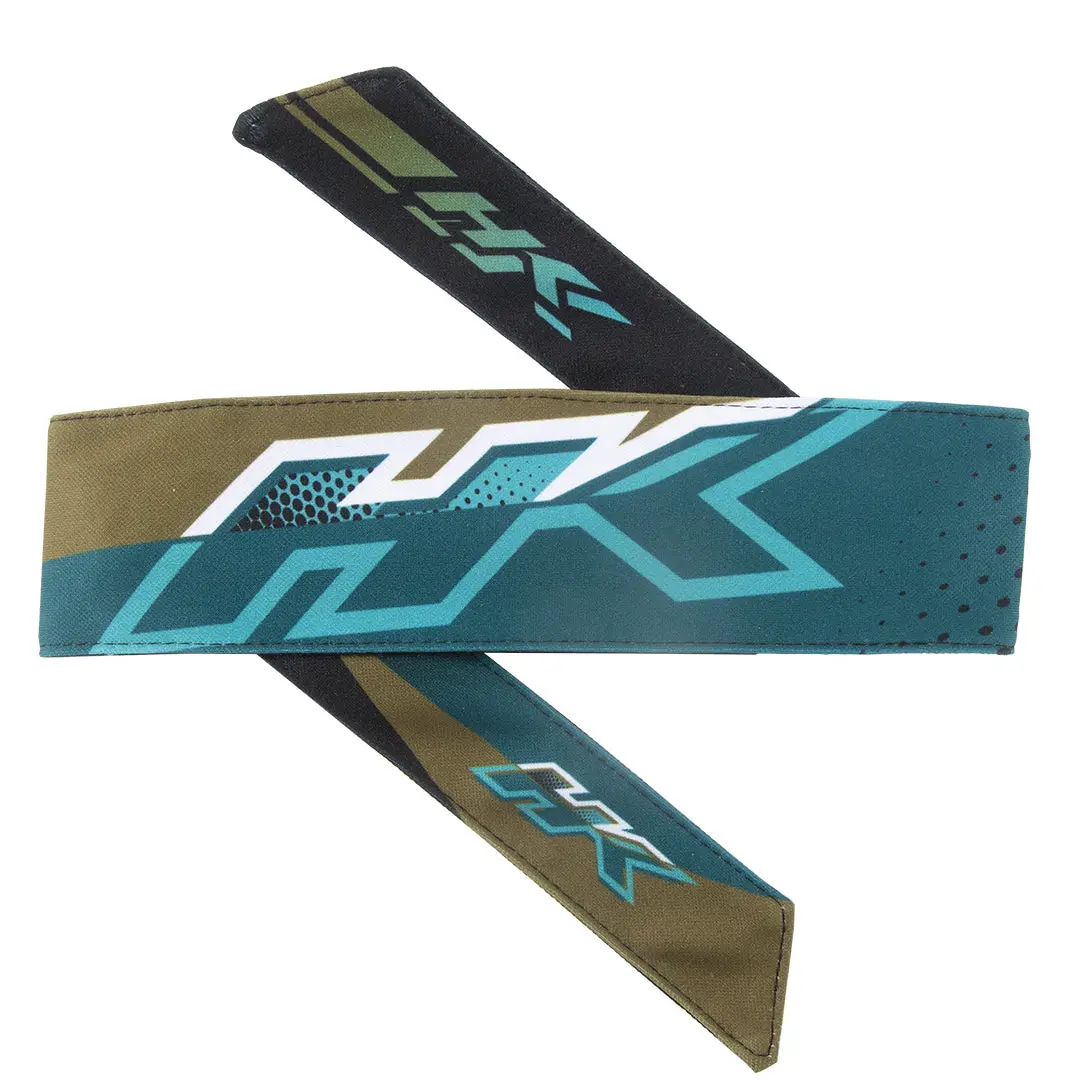 Edge- Aqua/Gold - Headband 1