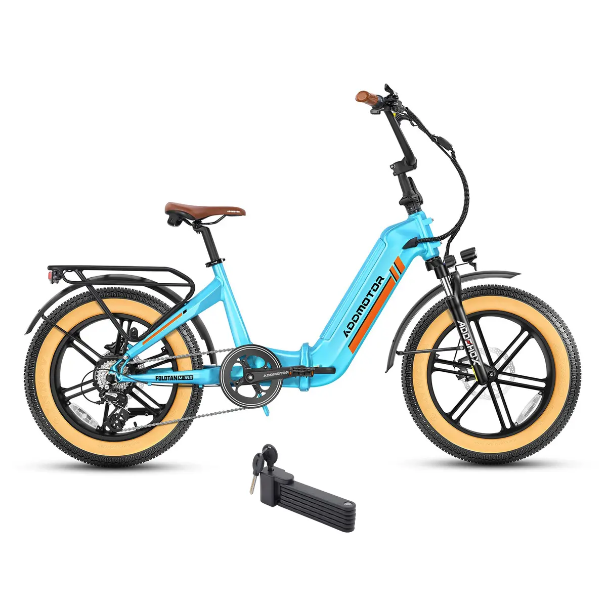 Addmotor 750W 48V Foldtan M-160 Folding Fat Tire Step-Thru Electric Bike 1