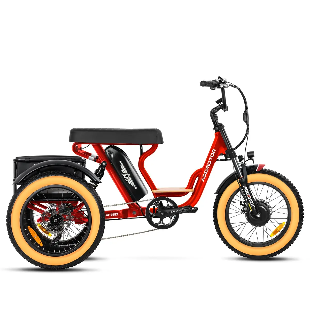 Addmotor 750W Soletri M-366X Full Suspension Max Comfort Electric Trike 1