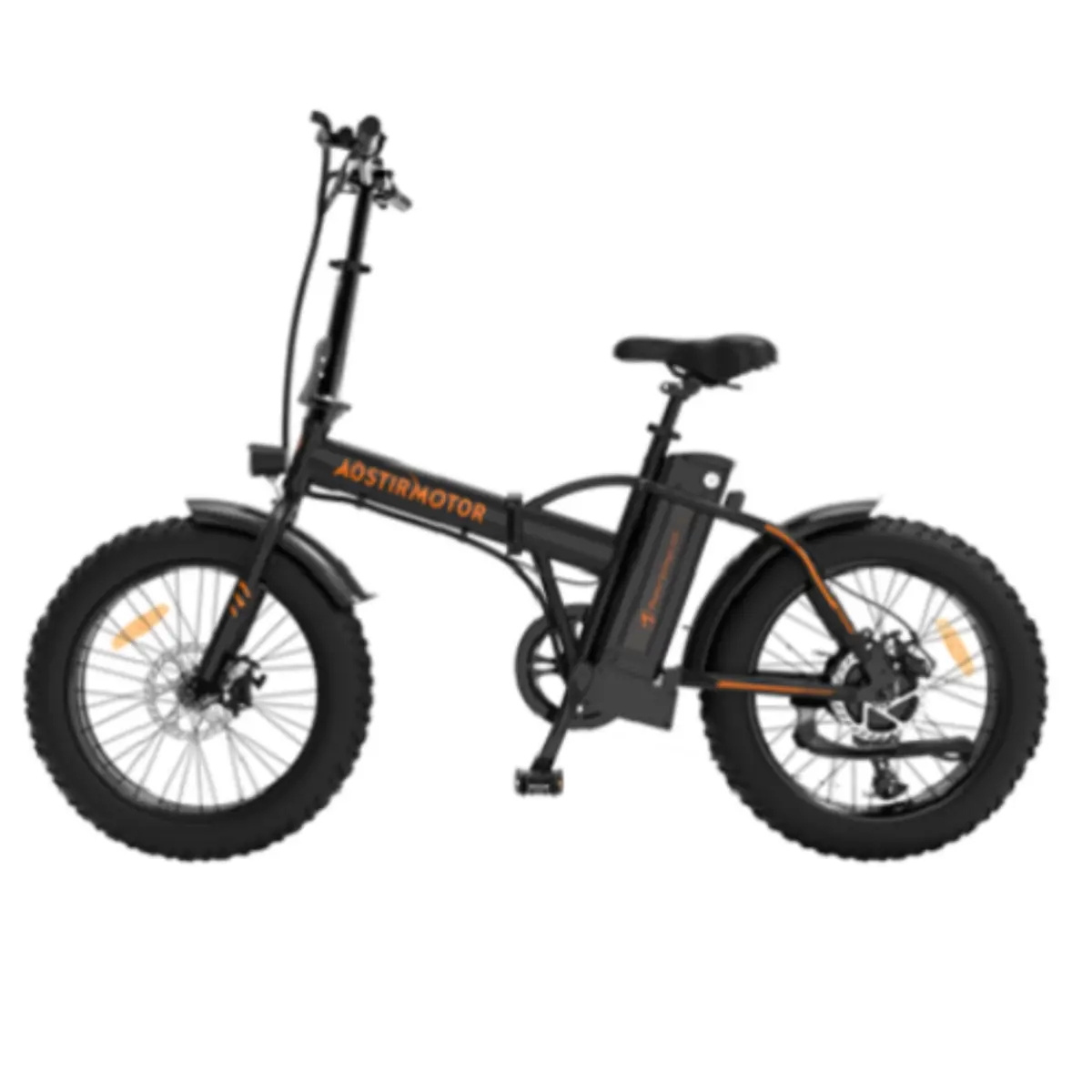 Aostirmotor 500W 20" A20 Fat Tire Folding Electric Bike 1