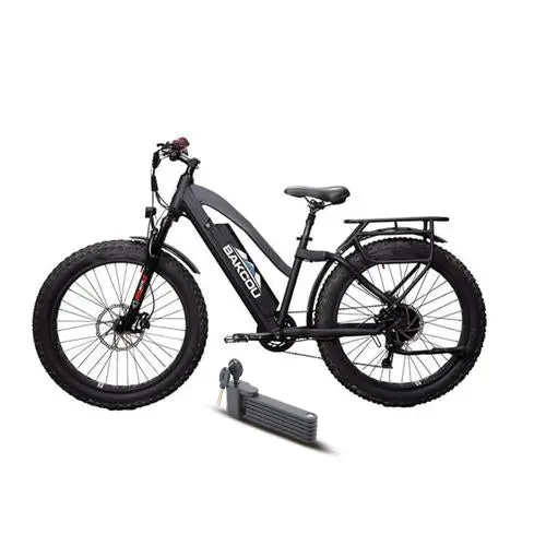 Bakcou Flatlander 750W Step-Through Bafang Ultra Fat Tire Hunting Electric Bike 1