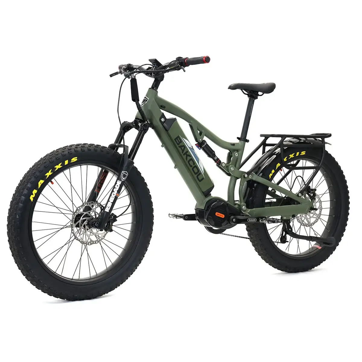Bakcou Storm G2 Fat Tire Full-Suspension Hunting Electric Bike 18
