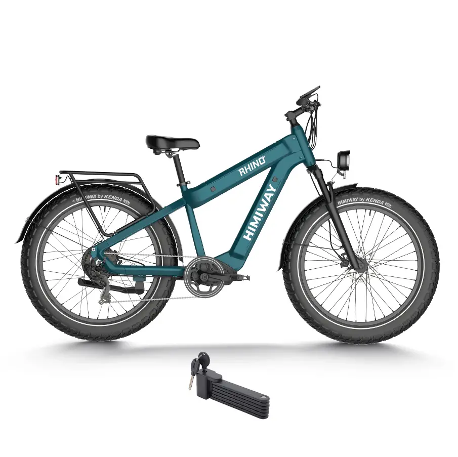 Himiway 1000W 48V D5 Rhino Dual-Battery Off-Road Fat Tire Electric Bike 1