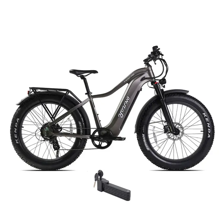E-Joe 750W Young Electric E-Scout Pro Long Range Fat Tire Hunting Electric Bike 1