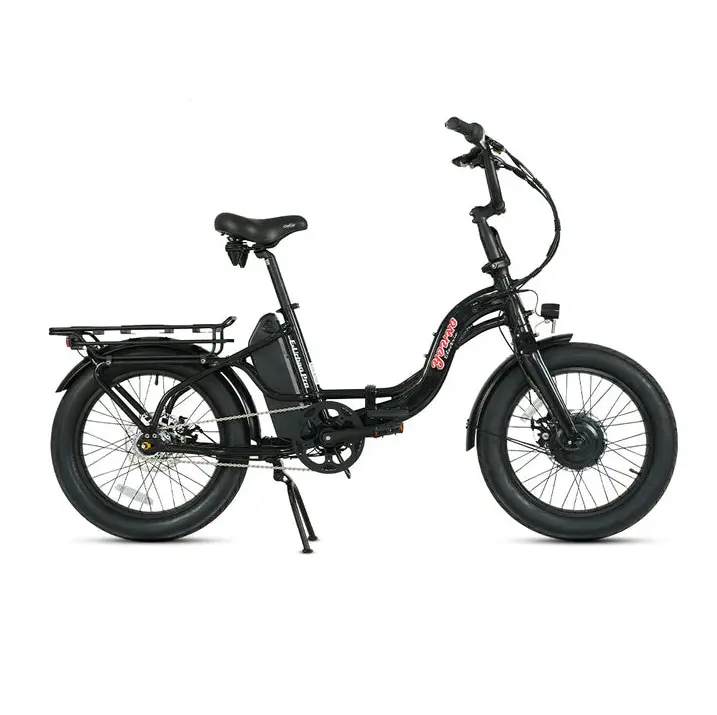 E-Joe 500W Young Electric E-Urban Pro Lighweight Folding Fat Tire Step-Thru Electric Bike 2