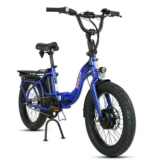 E-Joe 500W Young Electric E-Urban Pro Lighweight Folding Fat Tire Step-Thru Electric Bike 2